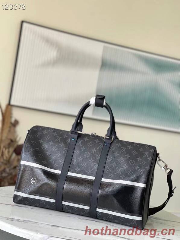 Louis Vuitton KEEPALL BANDOULIERE 45 M43413 black