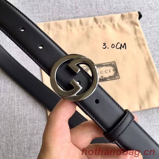 Gucci Blondie 30MM leather belt 703148-4