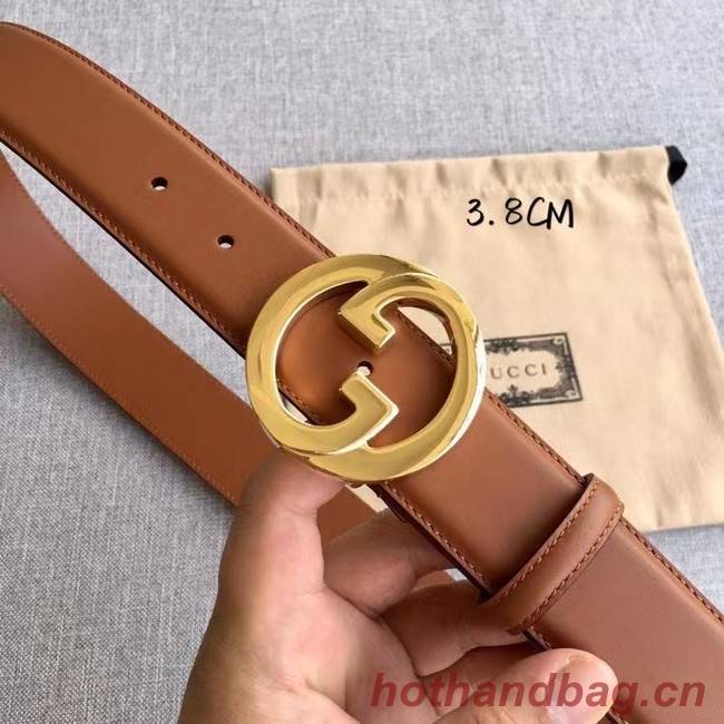 Gucci Blondie 38MM leather belt 703147-1