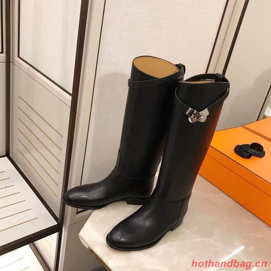 Hermes boots HB62301 Black