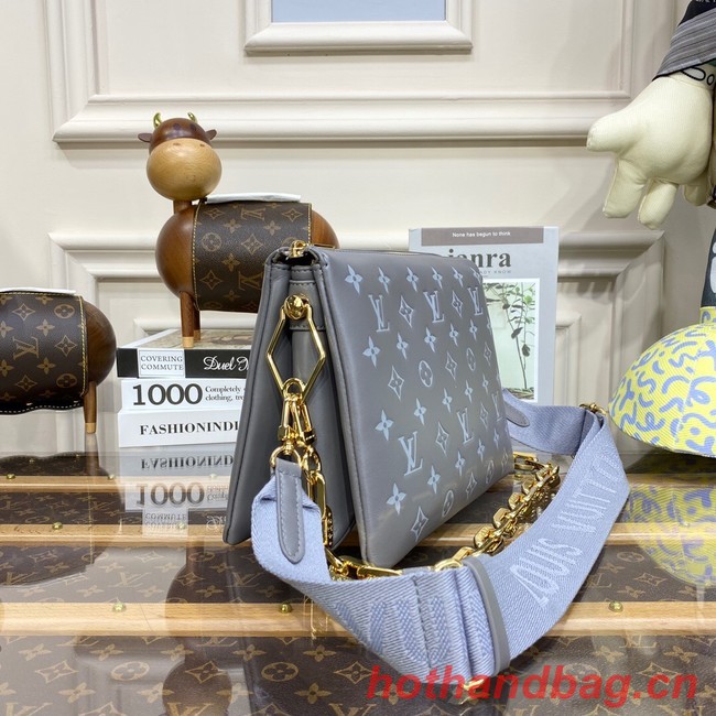 Louis Vuitton COUSSIN MM M20771 Grey&blue