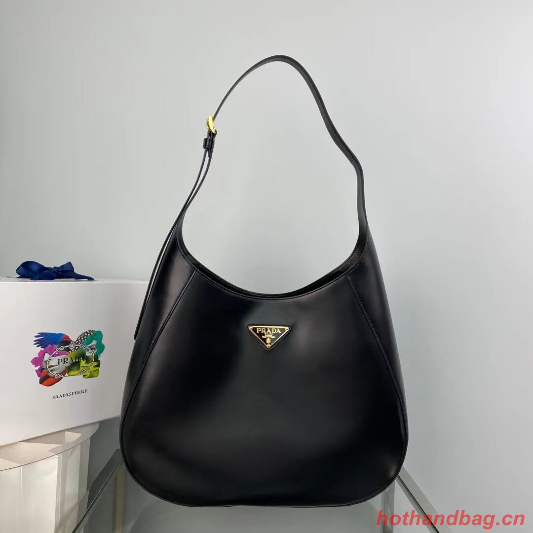 Prada leather shoulder bag 1AC281 black