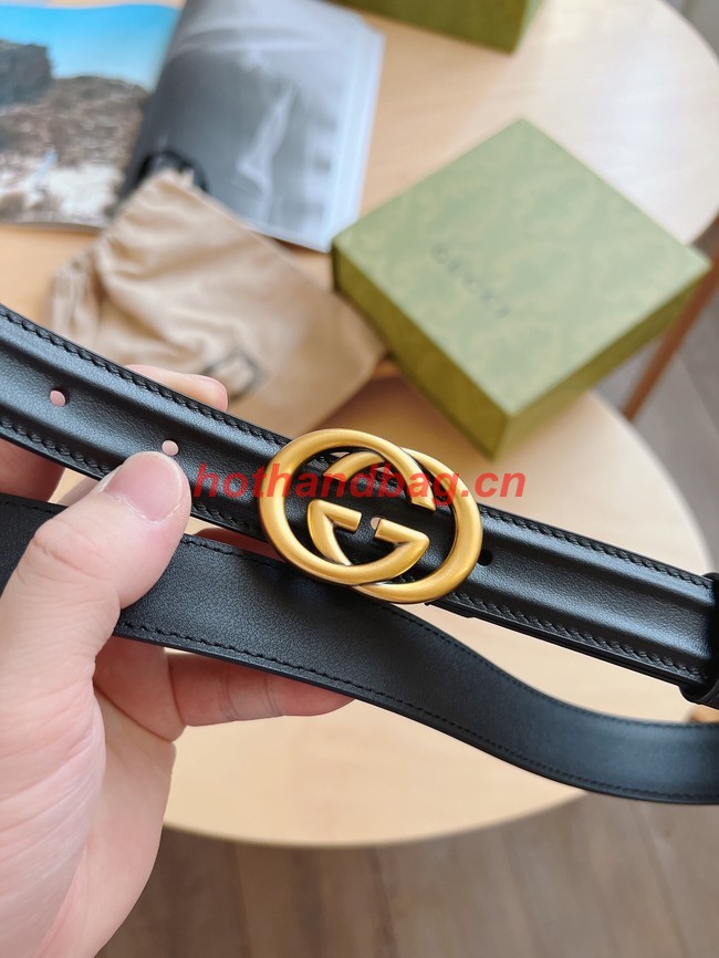 Gucci 25MM Leather Belt 7105-1