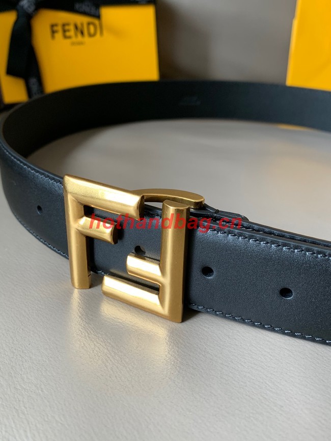 Fendi 34MM Leather Belt 7113-1