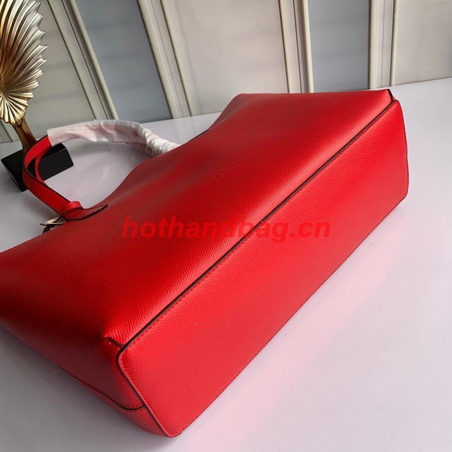 BurBerry Leather Shoulder Bag 6351 red