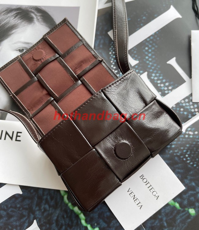 Bottega Veneta Candy Cassette A666688 Coffee