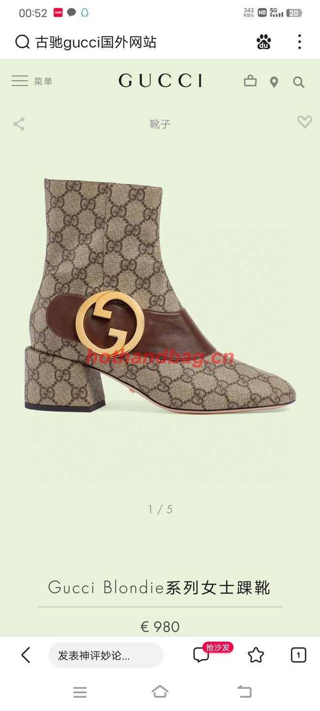 Gucci ANKLE BOOTS Heel height 5.5CM 11922-4