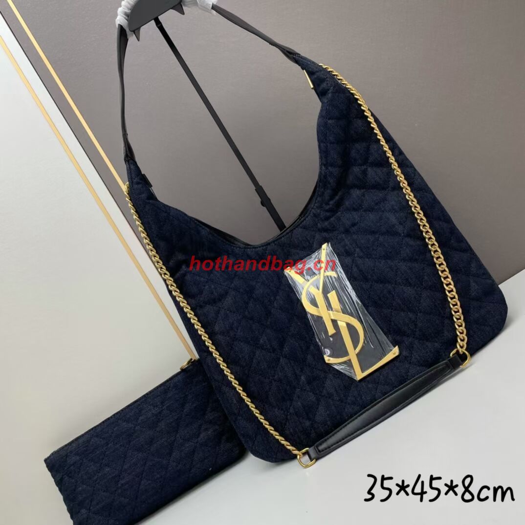 SAINT LAURENT SHOPPING Denim bag Y203434 darkblue