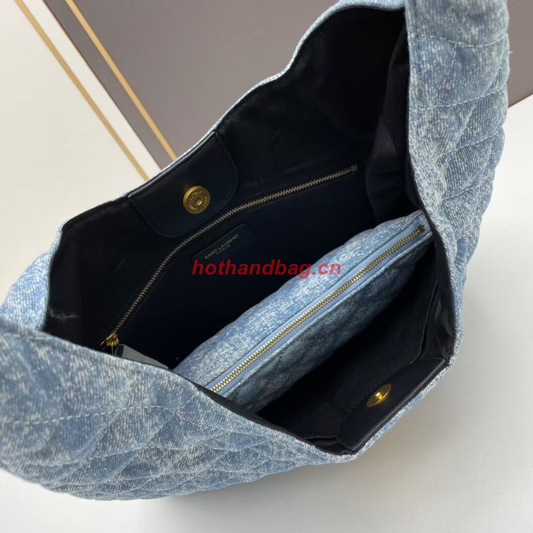 SAINT LAURENT SHOPPING Denim bag Y203434 light blue