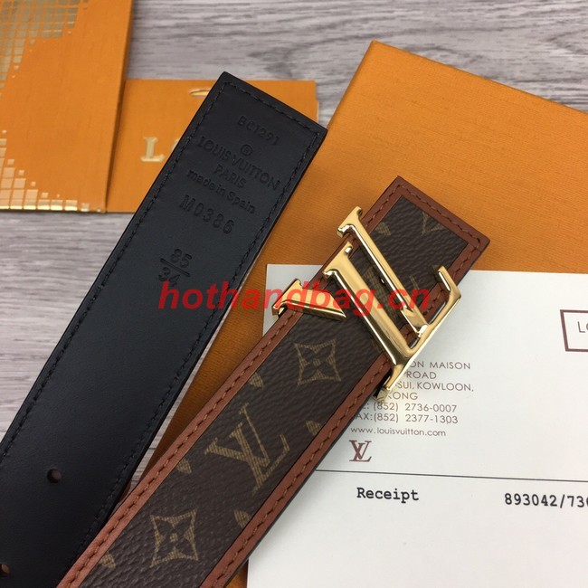 Louis Vuitton 30MM Leather Belt 71159