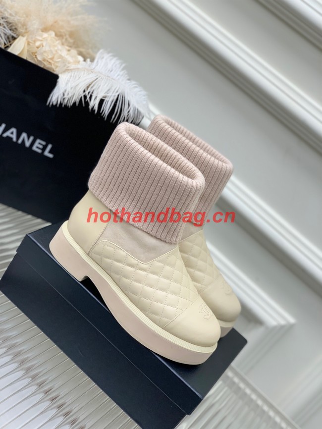 Chanel ankle boot heel height 4CM 91920-1