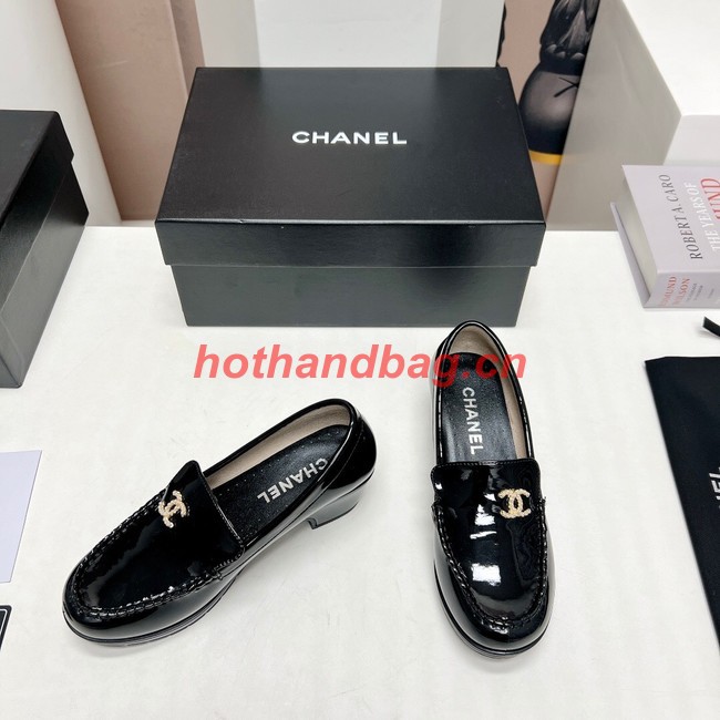 Chanel Calfskin LOAFERS heel height 4.5CM 91991-3