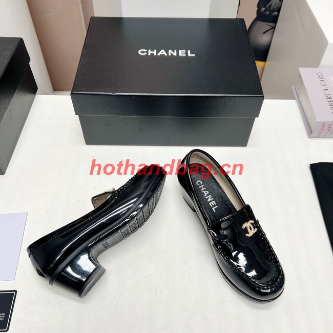 Chanel Calfskin LOAFERS heel height 4.5CM 91991-3