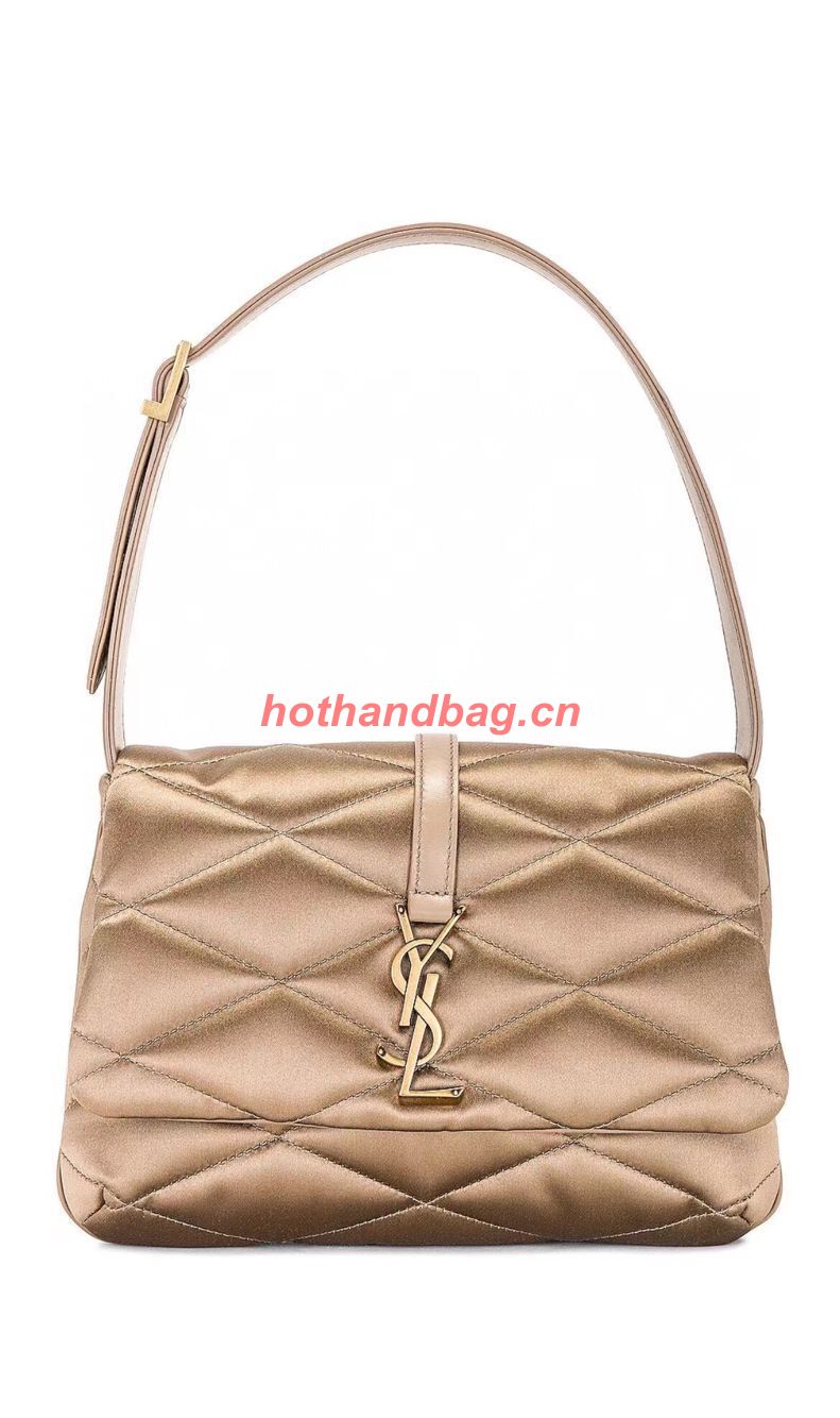 SAINT LAUREN LE 57 HOBO SHOULDER BAG IN QUILTED LAMBSKIN 698567 gold