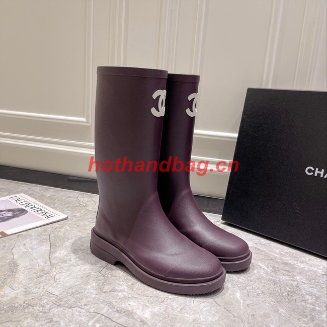 Chanel rain boot 92014-4