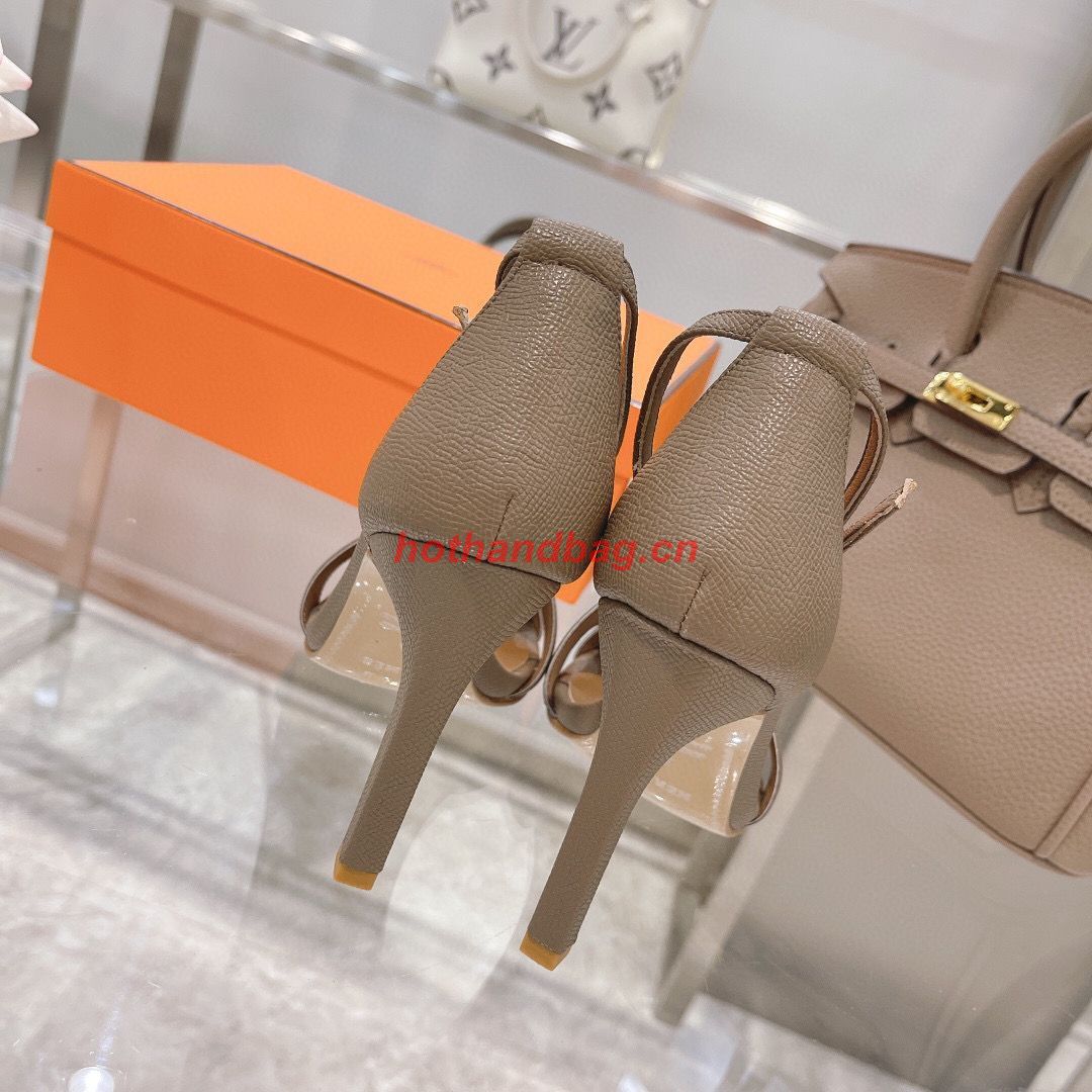 Hermes SANDAL Shoes HMS72301 Elephant Gray