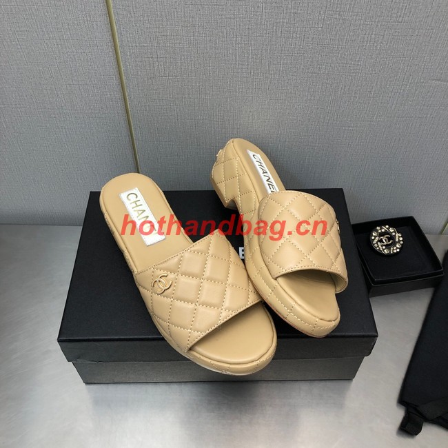 Chanel slipper heel height 3.5CM 92032-4