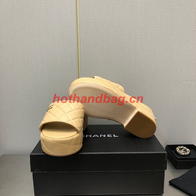 Chanel slipper heel height 7CM 92031-3