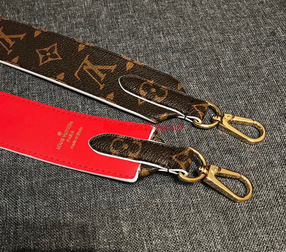 Louis Vuitton Monogram Canvas Strap 97CM Red Jo2284M20