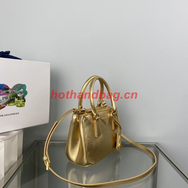 Prada Galleria Saffiano leather mini-bag 1BA906 Platinum