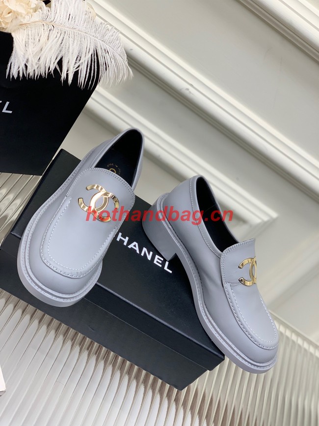 Chanel Calfskin LOAFERS heel height 5.5CM 92039-4