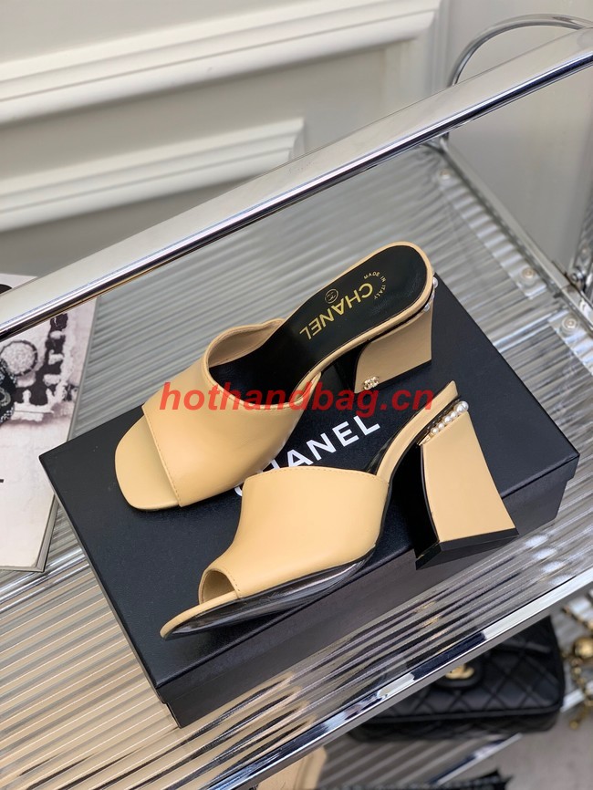 Chanel slippers heel height 8CM 92102-8