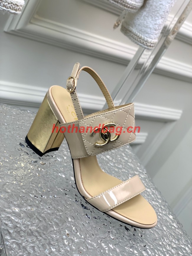 Chanel sandal heel height 8CM 92136-3