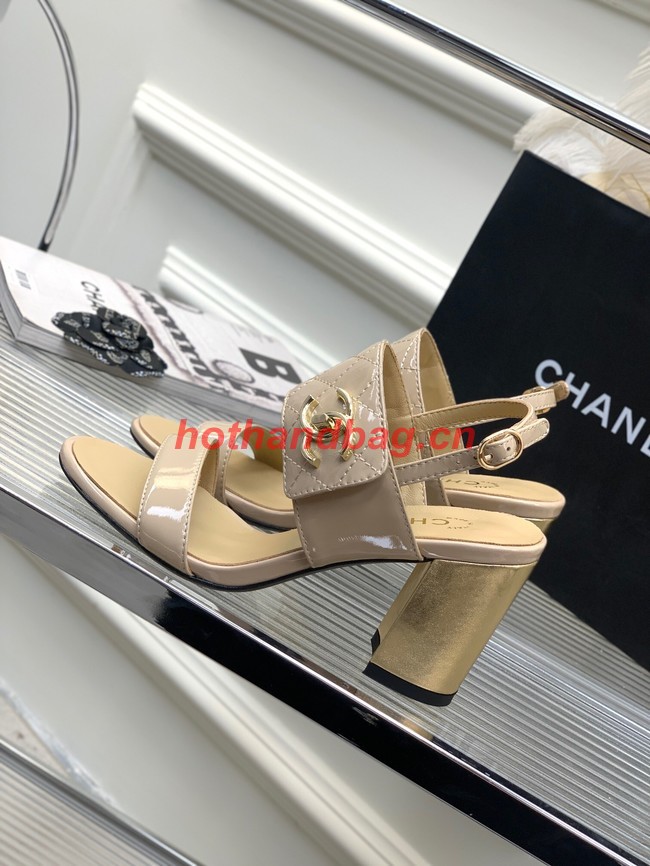 Chanel sandal heel height 8CM 92136-3