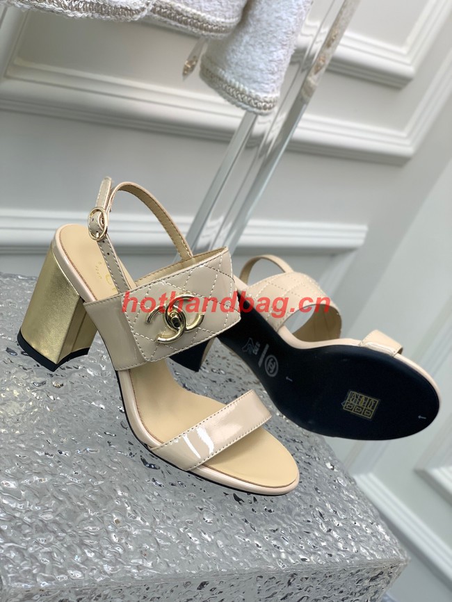 Chanel sandal heel height 8CM 92136-3