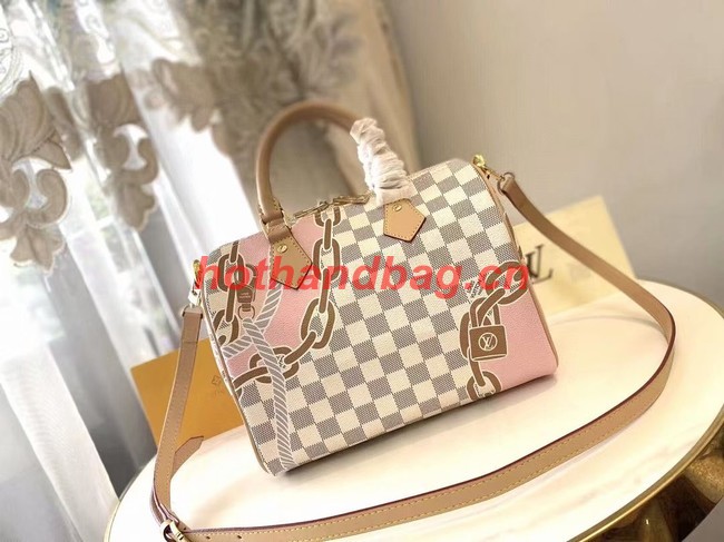 Louis Vuitton Speedy Bandouliere 25 N40473 white