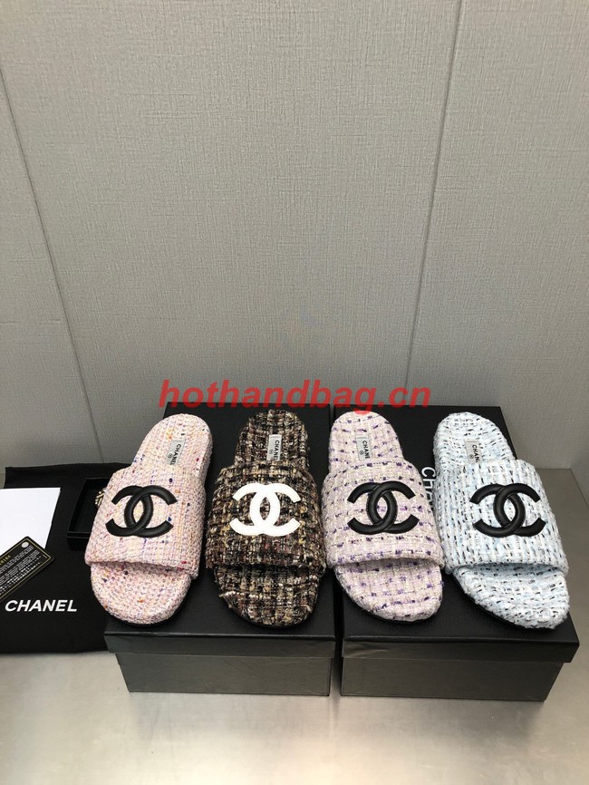 Chanel slippers heel height 3CM 93190-1