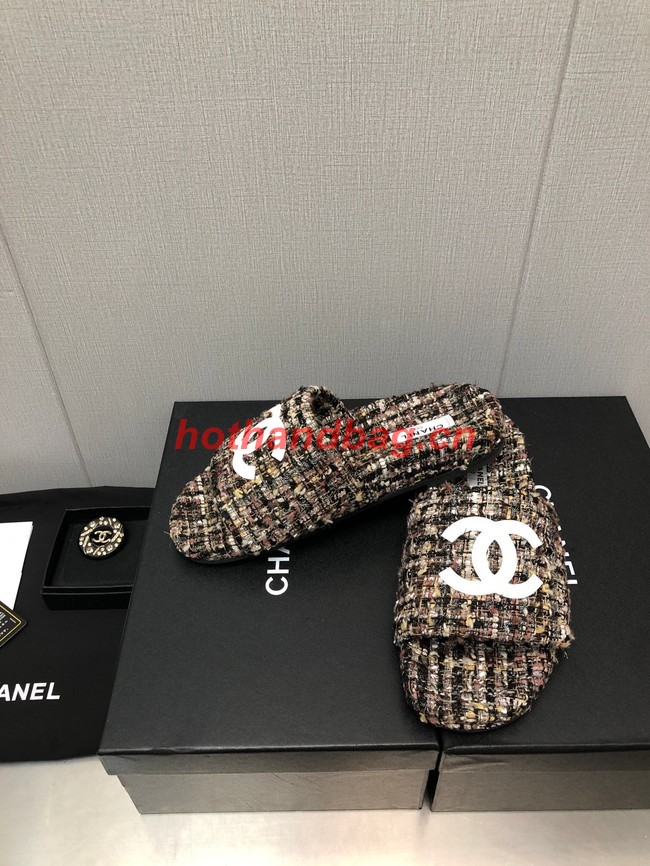 Chanel slippers heel height 3CM 93190-1