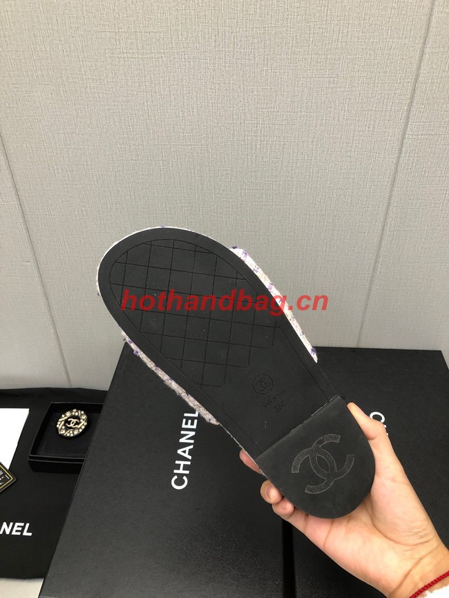 Chanel slippers heel height 3CM 93190-2