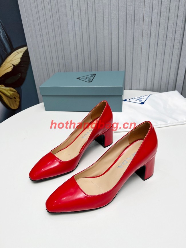 Prada Patent-leather slingback pumps 93175-3