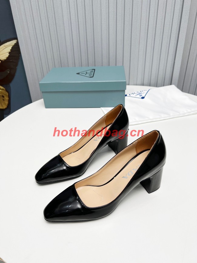 Prada Patent-leather slingback pumps 93175-4