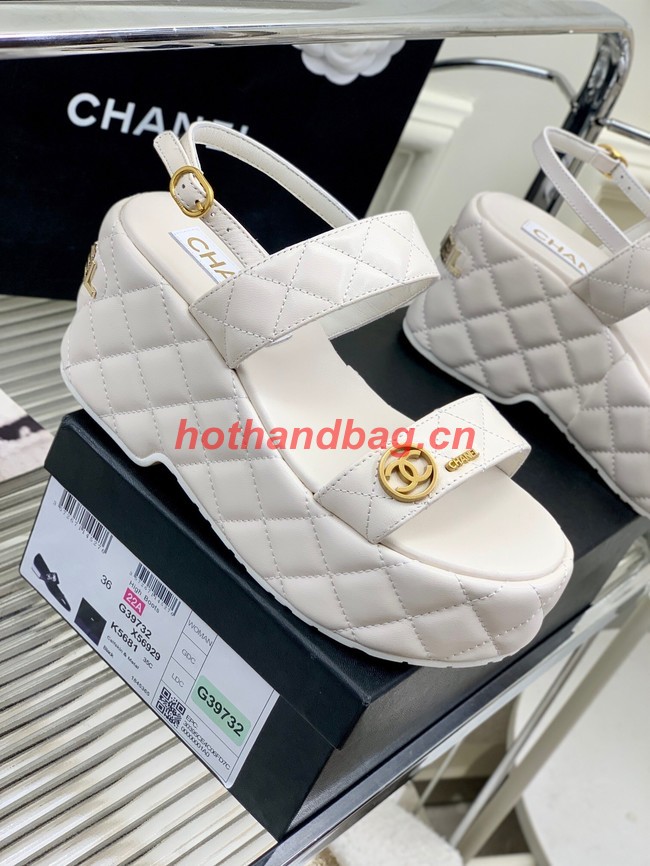 Chanel WOMENS SANDAL heel height 5CM 93190-1 