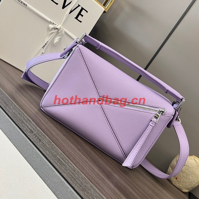 Loewe Puzzle Bag Leather 1209 purple