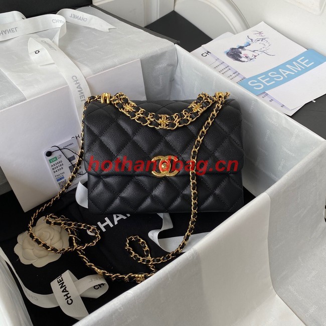 Chanel FLAP BAG AS3580 black