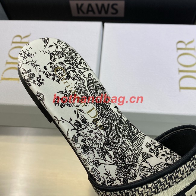 Dior DWAY SLIDE Embroidered Cotton 93279-8