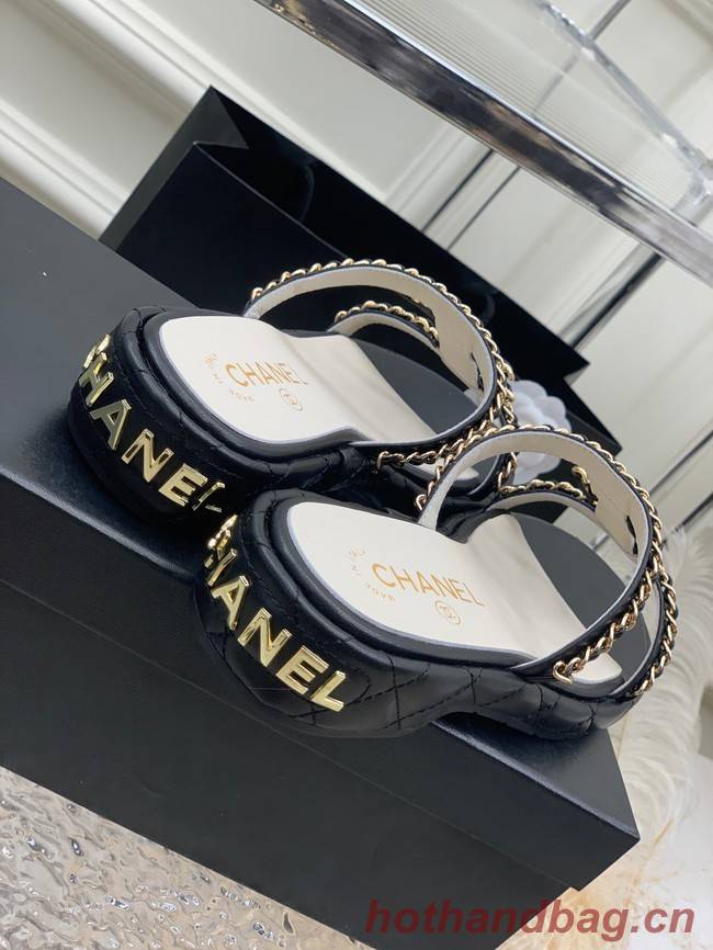 Chanel slippers heel height 3CM 93322-2