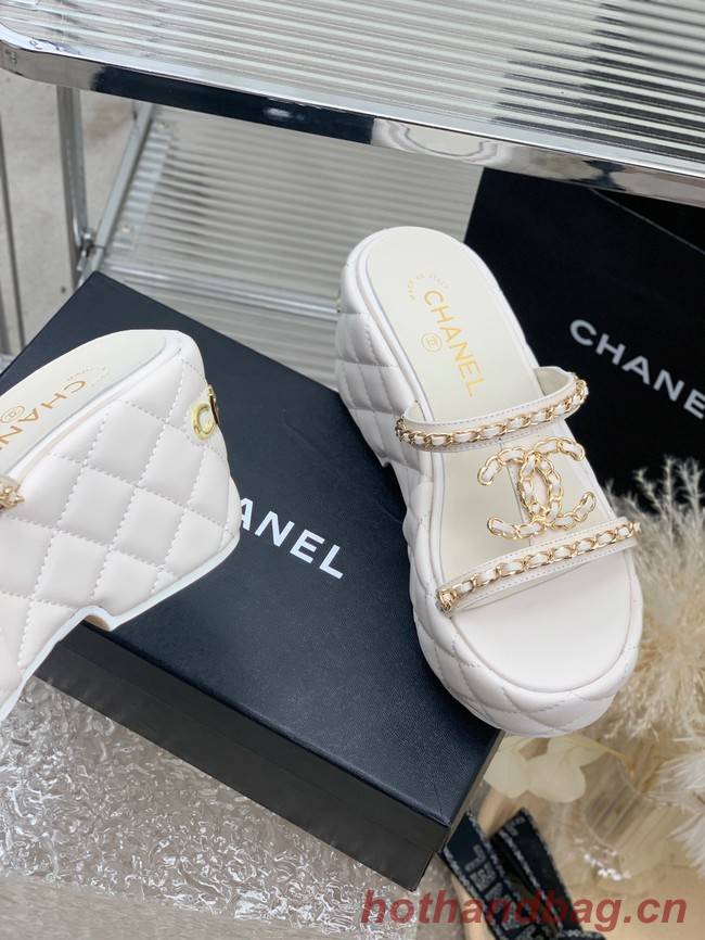 Chanel slippers heel height 7.5CM 93323-2