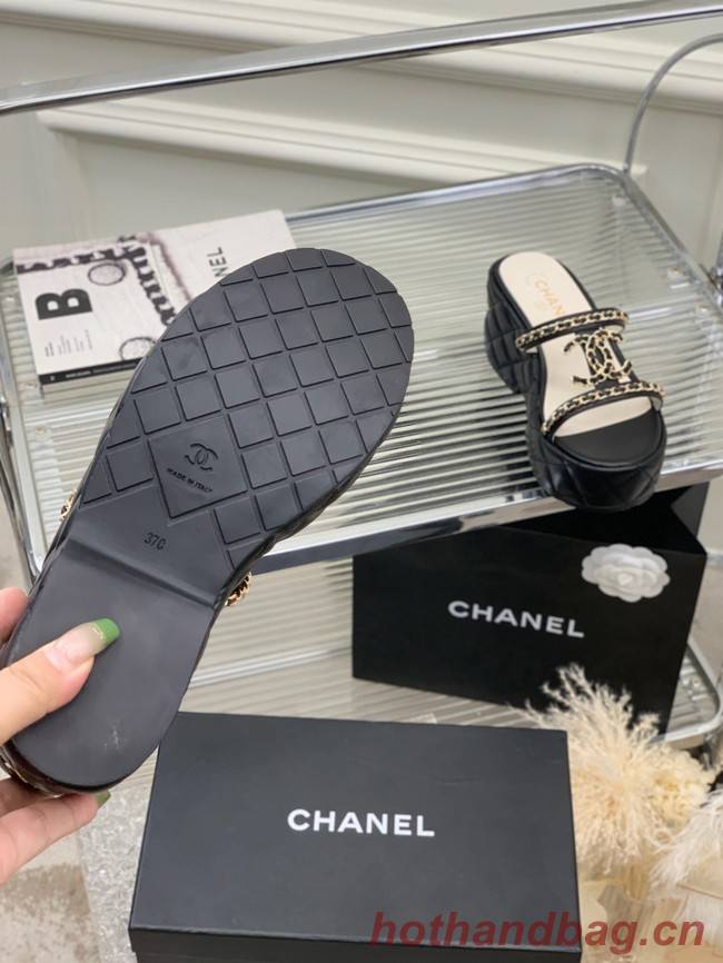 Chanel slippers heel height 7.5CM 93323-3