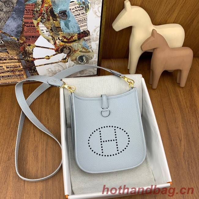 Hermes Evelyne original togo leather mini Shoulder Bag H15655-2