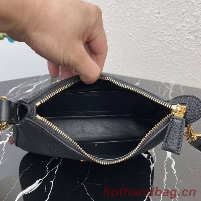 Prada Leather shoulder bag 1BH193 black