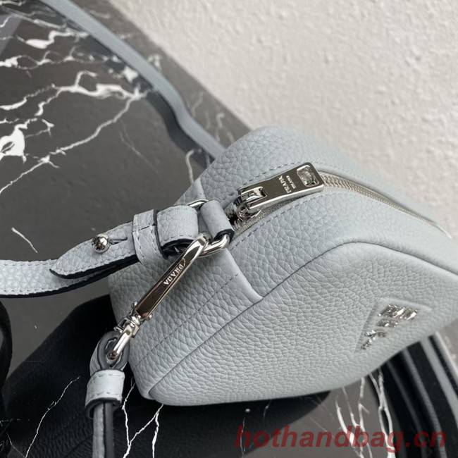 Prada Leather shoulder bag 1BH192 light blue