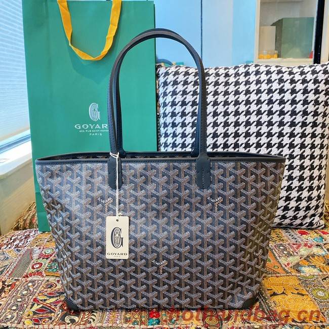 Goyard Calfskin Leather Tote Bag 20217 black