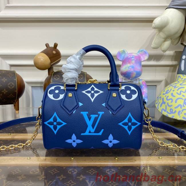 Louis Vuitton Speedy Bandouliere 20 M46517 Blue