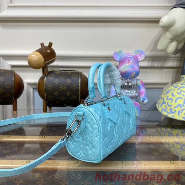 Louis Vuitton Nano Speedy M82342 Pearly Lagoon Turquoise