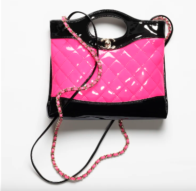 CHANEL 31 MINI SHOPPING BAG AS4133 Pink & Black