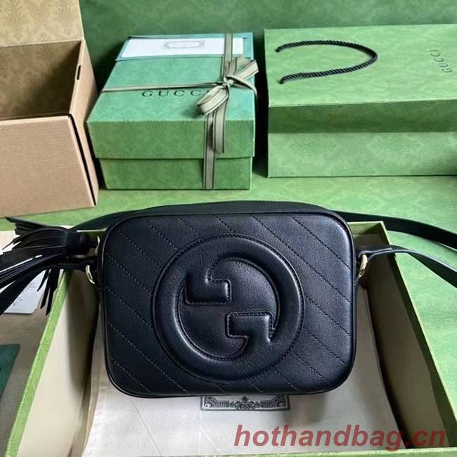 GUCCI BLONDIE SMALL SHOULDER BAG 742360 black